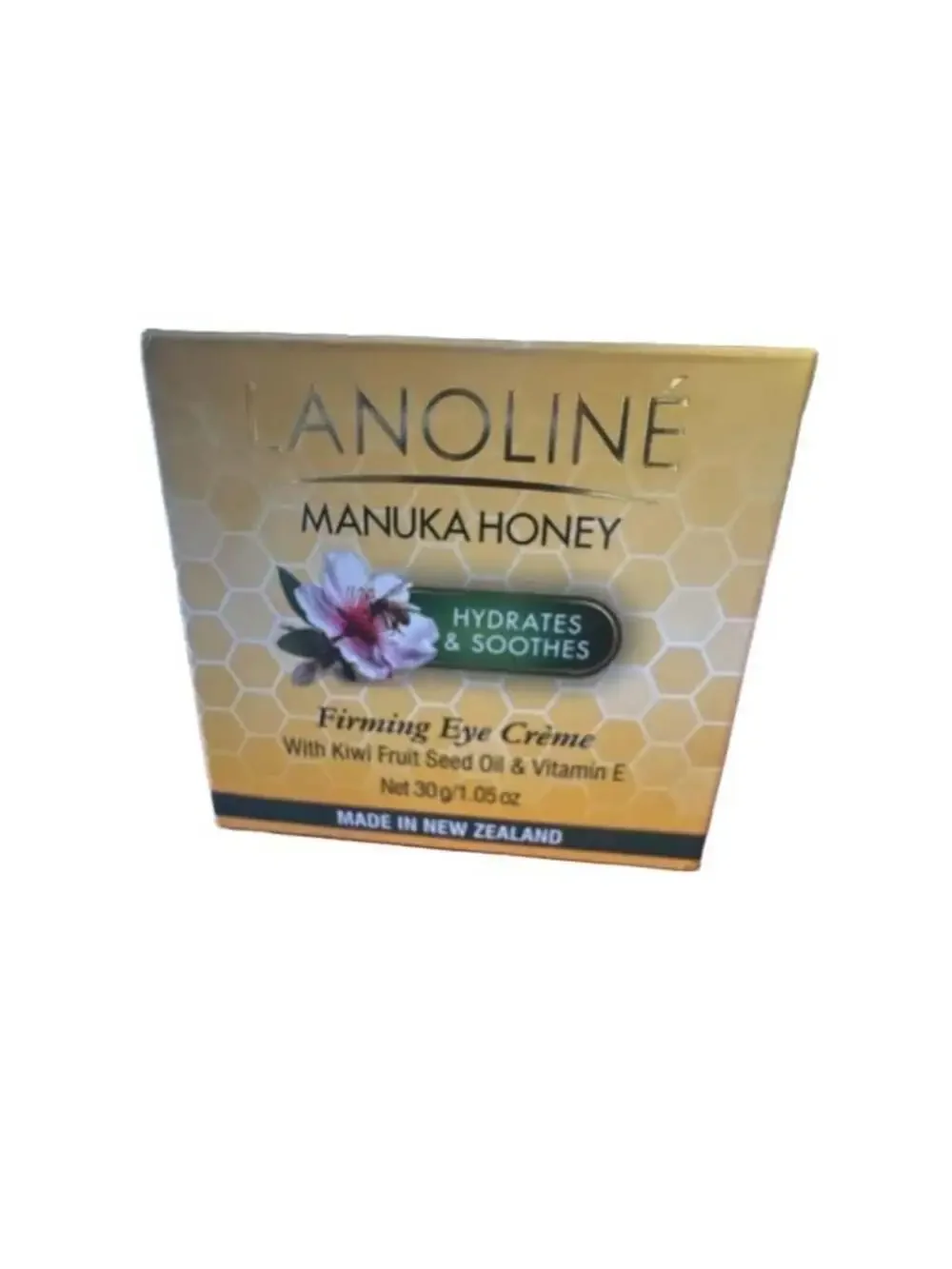 Lanoliné Manuka Honey Firming Eye Crème with Kiwi Fruit Seed Oil & Vitamin E (30